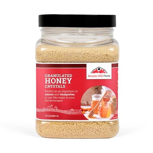 Hoosier Hill Farm Granulated Honey Crystals 15LB Pack of 1
