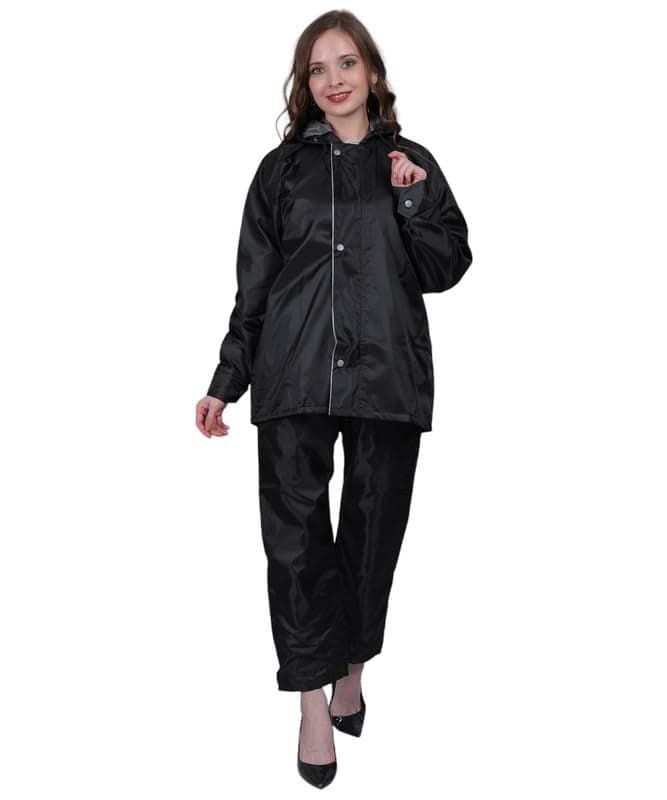 YOUTH ROBE Women’s Waterproof Rain Suit – Lightweight Hooded Rain Coat & Pants Set, Windproof Outdoor Jacket for Hiking, Travel & Work with Storage Bag