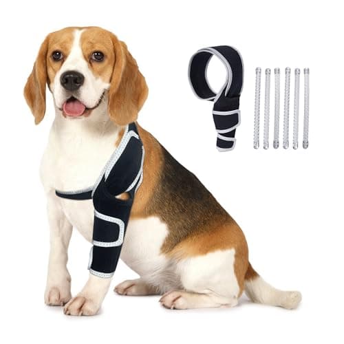 Dog Brace for ACL Tear Back Leg Adjustable Dog Leg Brace for Front or Hind Leg Dog Shoulder Brace ACL Brace for Dogs Rear Leg to Provide Support Promotes Recovery and Improve Joint Problems S