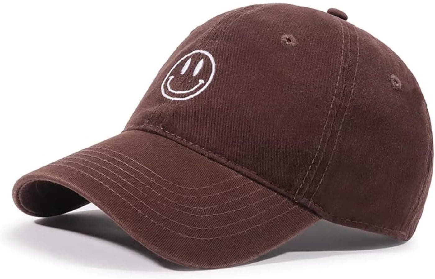Unisex Baseball Cap, Cute Face Baseball Cap, Cotton Low Profile Baseball Hat for Men Women, Adjustable Dad Hat, Washable Baseball Hat