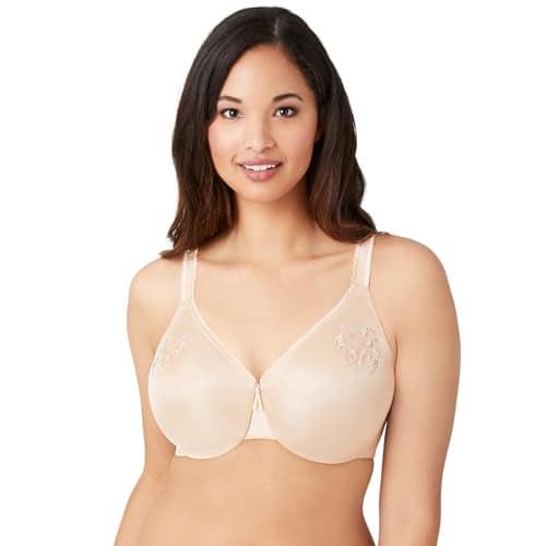 Wacoal womens Slimline Seamless Underwire Minimizer Bra, SAND, 34C