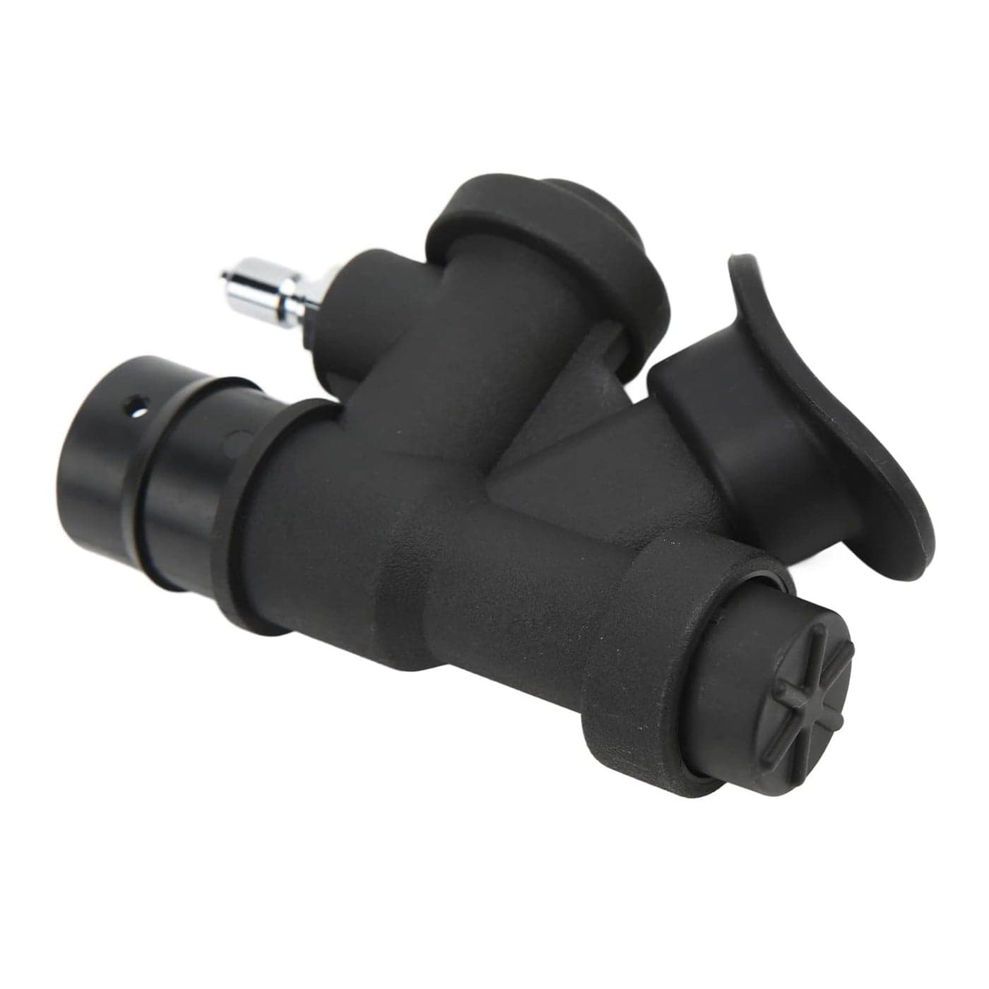 Scuba Choice Scuba Diving Universal BCD 45-Degree Oral Power Inflator - Compatible with 1" Flex Hose - Easy Replacement - Durable Design (Black) Made in USA