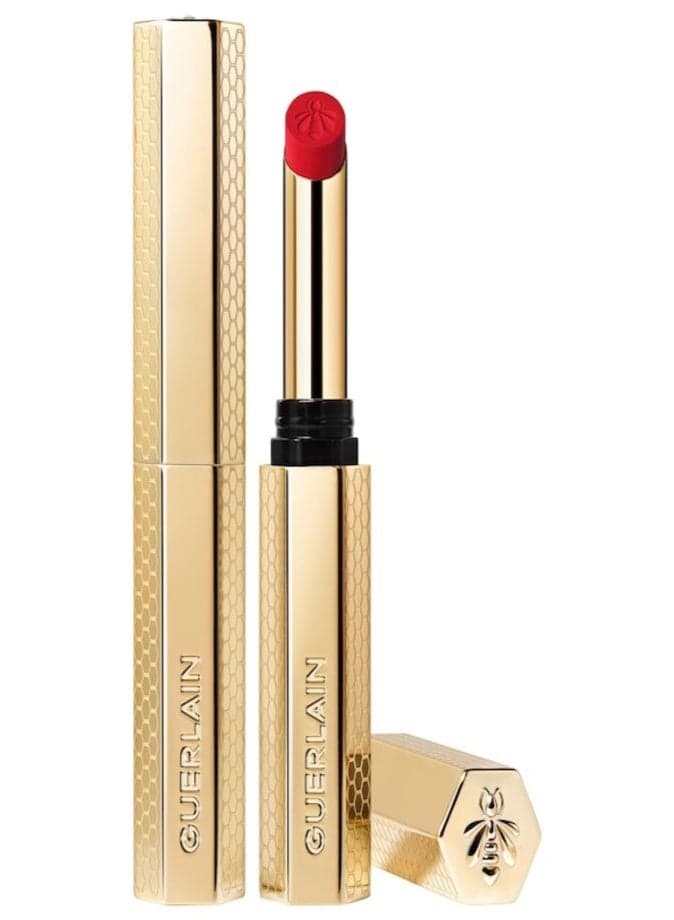 GUERLAIN Kiss Kiss Blur Matte Long-Wearing Lipstick 1.85g – 510 Petal Red Soft Matte Lip Color