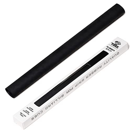 TigerProducts Tiger Real Rubber Billiard Pool Cue Hand Grip Wrap Black