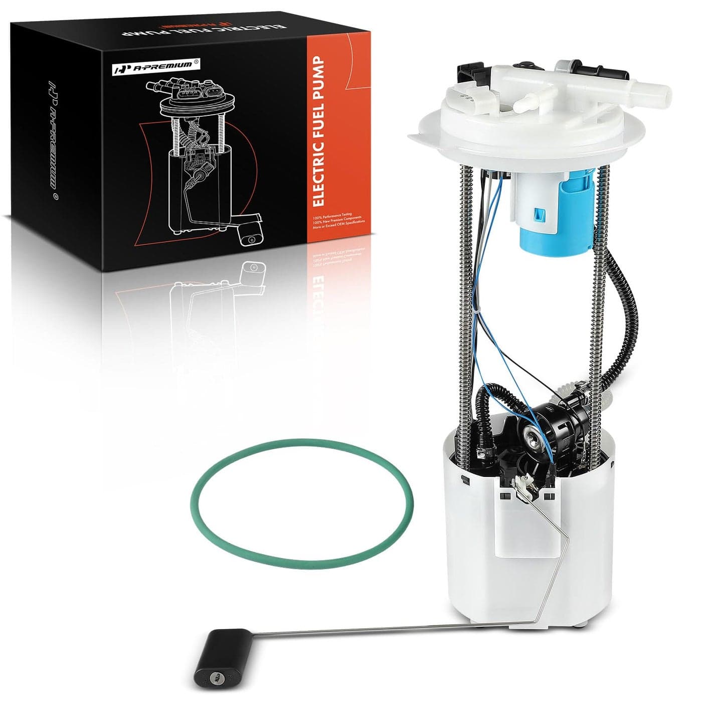 APremium Electric Fuel Pump Module Assembly wPressure Sensor Compatible with GMC Sierra 1500 20092013 2500 HD 20092010 Chevy Silverado 1500 20092013 2500 HD 20092010 Replace 19206576
