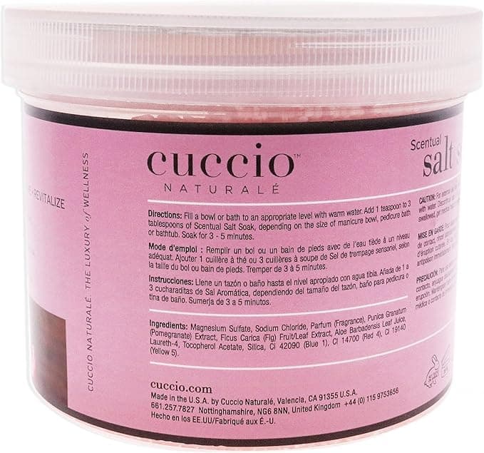 Pomegranate and Fig Scentual Salt Soaks 822g 29oz