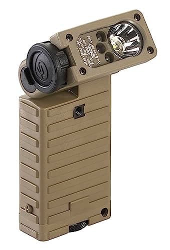 Streamlight 14024 Sidewinder 55-Lumens LED Aviation Waterproof Flashlight with (2) AA Alkaline Batteries in Clamshell, Coyote
