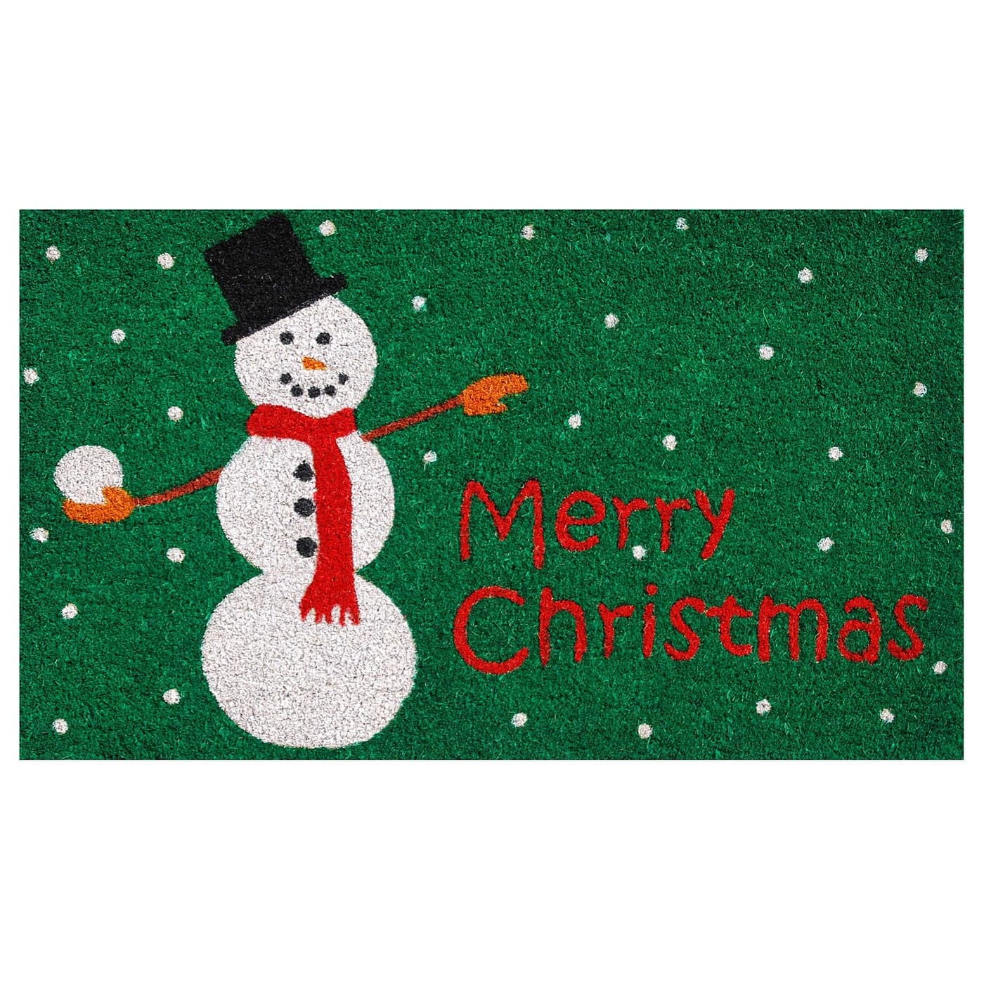 Calloway Mills 101861729 Christmas Snowman Doormat 17 x 29 Multicolor