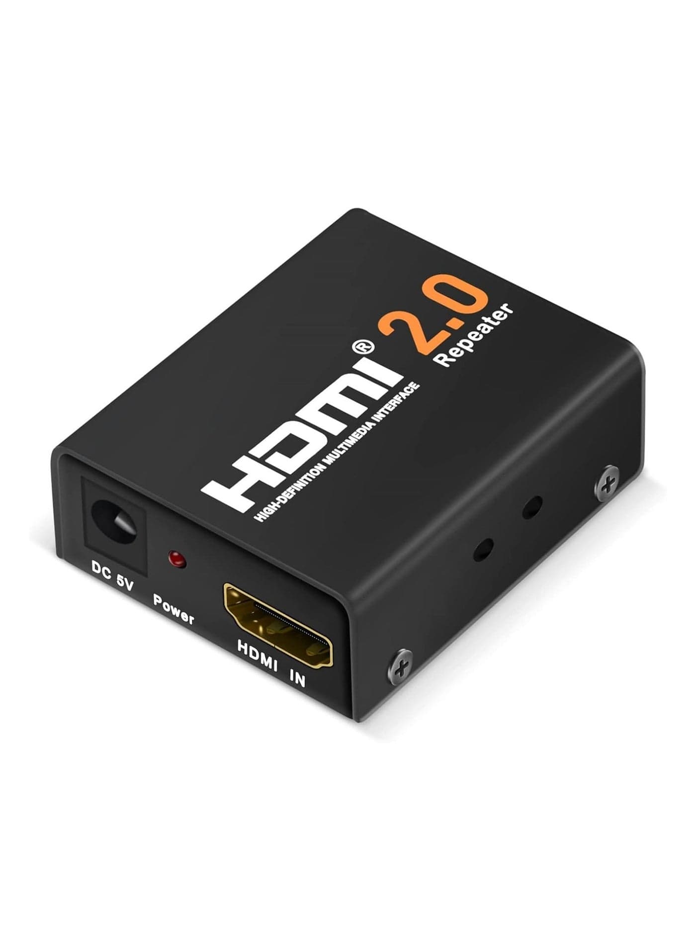 HDMI 2.0 Repeater 4K 2K 1080P 18Gbps 3D HDMI Amplifier Repeater Bandwidth Hdcp (2.2 Up to 60m/200ft Transmission Distance)