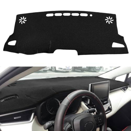 Dash Cover Mat Custom Fit for Toyota Corolla Hatchback Cross Hybrid 2020 2021 2022 2023 2024 2025, Dashboard Cover Pad Carpet Protector F93