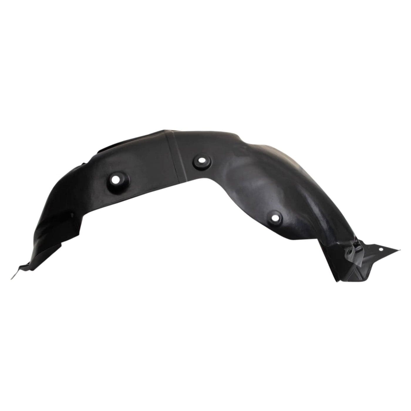 TRQ Front Left Inner Fender Liner Black Drivers Side Compatible with 2013 Hyundai Veloster HY1248151