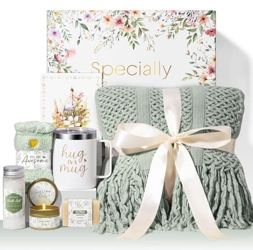Self Care Gifts for Women Get Well Soon Gifts Birthday Gifts for Women Care Package Sympathy Gift Baskets Spa Gifts Set Christmas Thinking of You Inspirational Gifts for Mom Her Friend Sister Wife