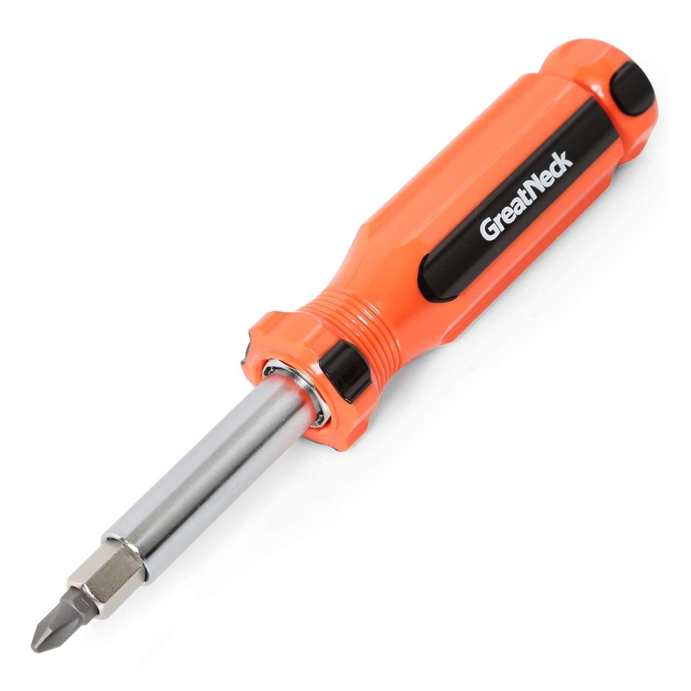 GreatNeck SD11C 11 in 1 Screwdriver and Nut Driver Set Classic Grip Handle Multi Tool Screwdriver Kit Electrician Tools Gifts For Him