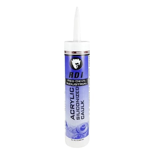 Red Devil 08464I RD Pro Construction Grade Siliconized Acrylic Sealant, 10.1 oz., Brown, 1 Pack