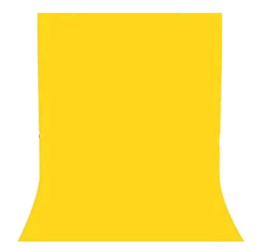 Stookin® 8 x10.5 FT Yellow Polyester Cloth Backdrop Photo Light Studio Photography Background For Haldi Ceremony Photoshoot and Many More Party Background Location Background Cloth For Background Decoration
