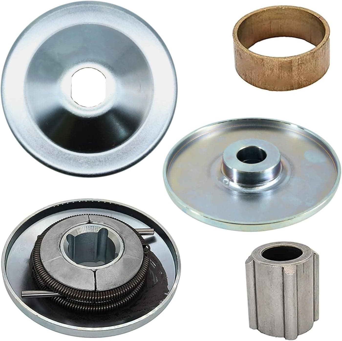 MOJTBE 30 Series 6.5 HP Go Kart Torque Converter Driver Clutch Mini Bike Clutch Driver Pulley