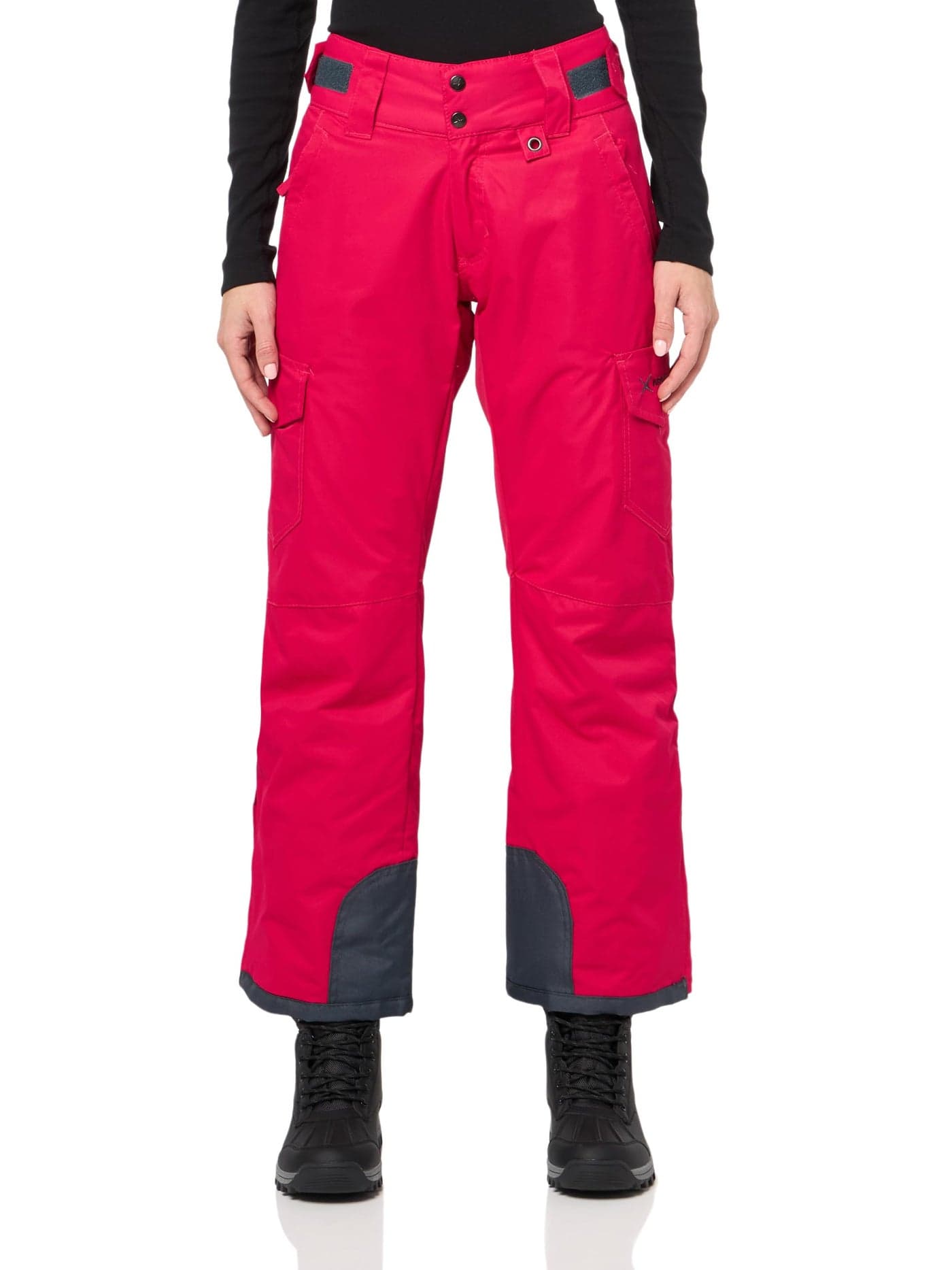 Arctix Womens Snow Sports Insulated Cargo Pants Rose XSmall