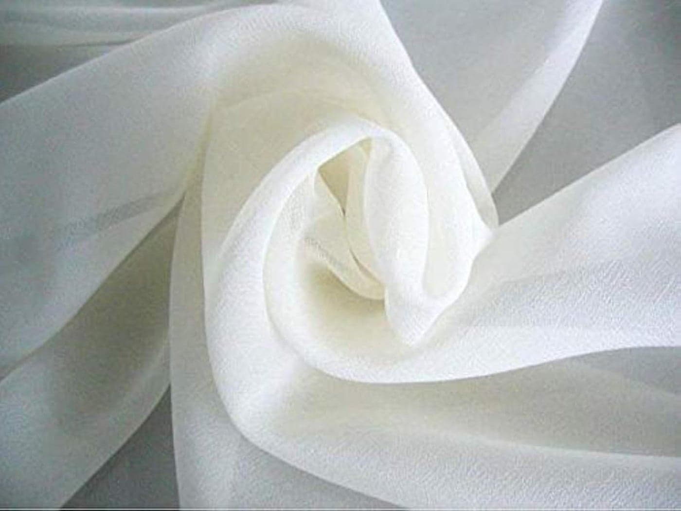 120 Wide 10ft Wide x 10 Yards IvoryOffWhite Sheer Voile Chiffon Fabric Sedona DESIGNZ Perfect for Draping Panels and Masking for Weddings Events