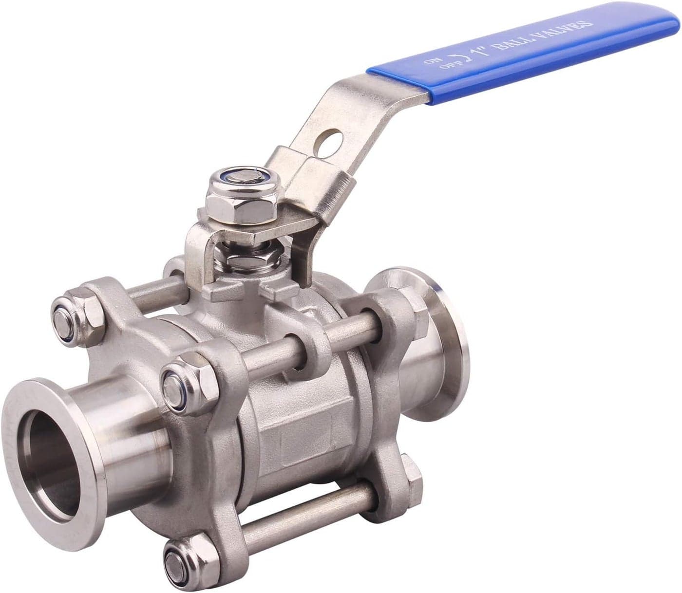DERNORD Vacuum Ball Valve 304 Stainless Steel Clamp Valve with Locking Device KF25