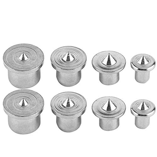 8pcs Dowel Pin Center, Woodworking Alignment Tool Points Marker Drill Center, 6/8/10/13 mm Dowel Drill Center Points Pin Set(Hollow)