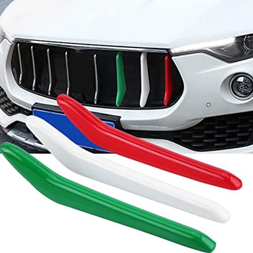 TOYCIDFG Car Grille Trim Front Grille Decorative Garnish Cover Trim Compatible with Maserati Levante 2016 2017 2018, Car Decoration Accessories