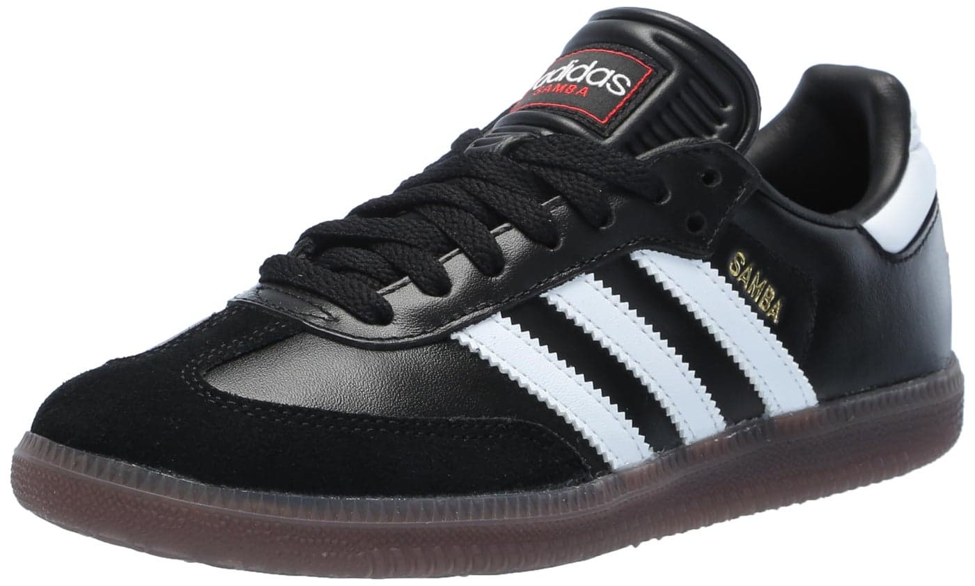 adidas Unisex-Adult Samba Indoor, Black/White/Vivid Red, 6