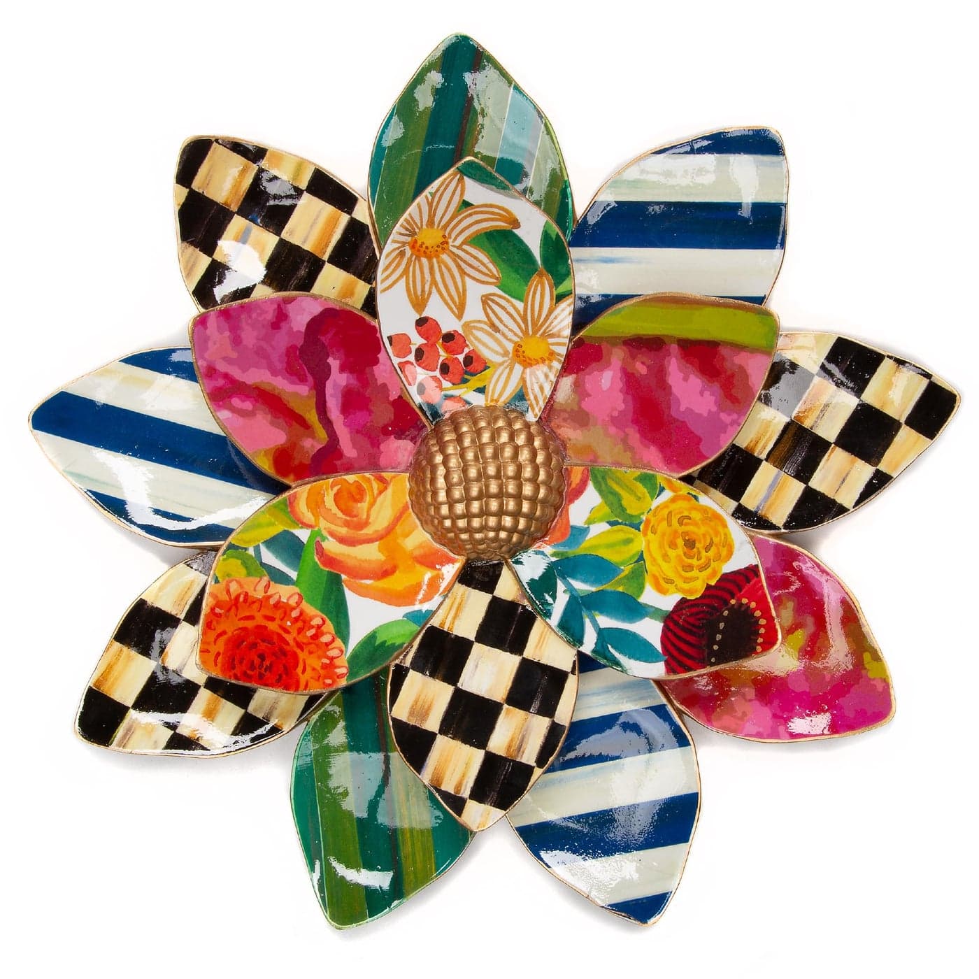 MACKENZIECHILDS Wallflower Hanging Floral Wall Decor Medium