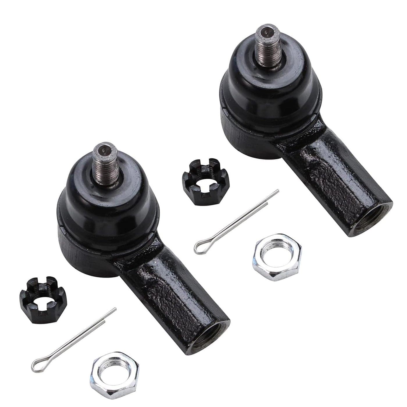Detroit Axle Front Tie Rods for 20012005 Honda Civic EL 20022006 CRV 2 Outer Tie Rod Ends Set Replacement
