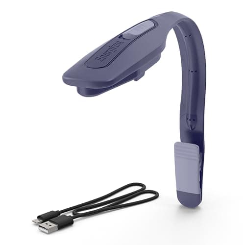 Energizer Flex-R LED Rechargeable Book Light for Reading in Bed, Reading Light with Warm LED Color, Long-Lasting and Lightweight,Purple