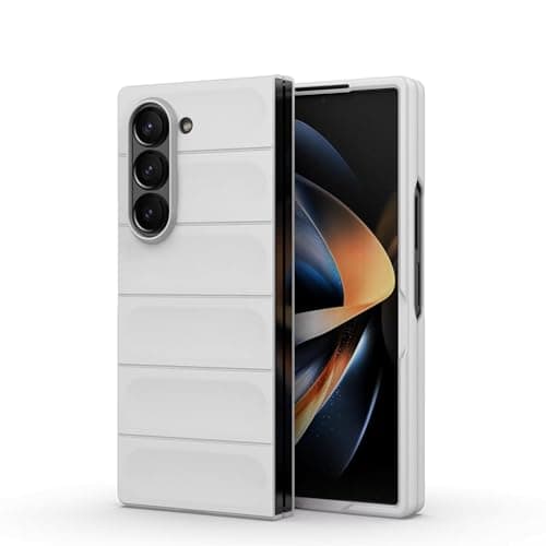 Valente Polycarbonate Protective Covers for Galaxy Fold 6-Durable and Stylish (White)
