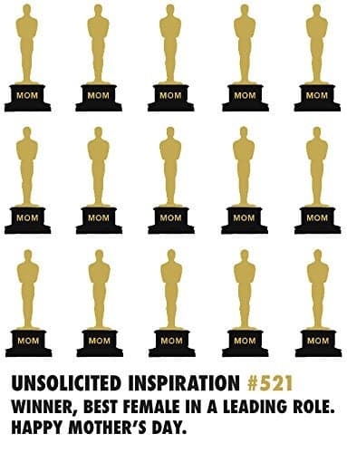 Quiplip UI5216pck Mother's Day Oscar Card (6-Pack)