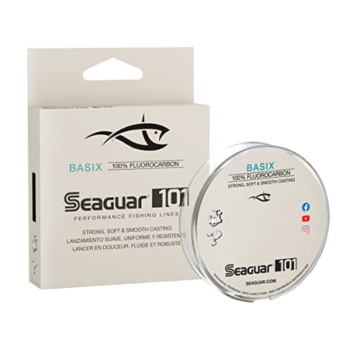 Seaguar 101 BasiX 100% Fluorocarbon Fishing Line 4lbs, 200yds Break Strength/Length - 04BSX200