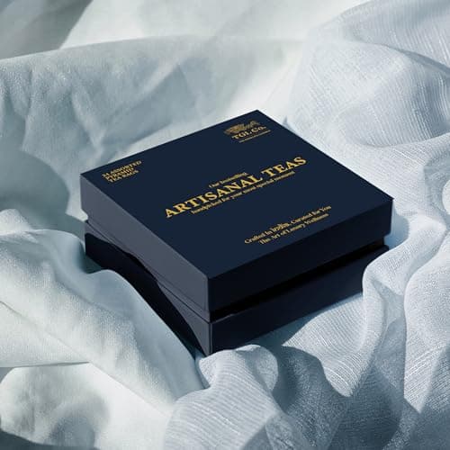 TGL Co. Artisanal Tea Experience Gift Box (8 Premium Blends) Green Tea, Herbal Infusions, Kashmiri Kahwa, Chamomile, Rooibos | Luxury Set for Wellness & Gifting
