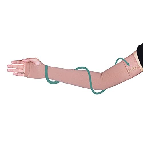 Sorgen Classique (Lycra) Medical Compression Armsleeves | Handsleeves | Lympedema armsleeves | Class 2 Compression Armsleeves | Hand swelling | Medical Armsleeves SMALL