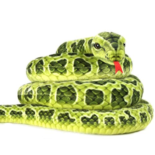 TigerHart Gustavo The Green Anaconda 100 Inch Stuffed Animal Plush