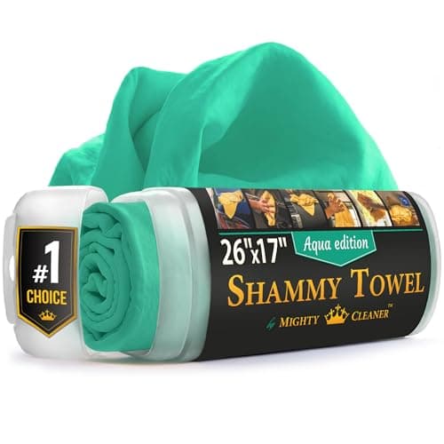 Premium Shammy Cloth for Car Drying Super Absorbent Reusable Chamois Towel ScratchFree 26x17