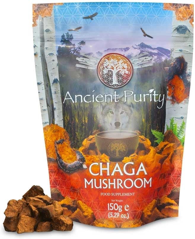 Chaga Mushroom Pieces 150g Medicinal Natural Wild Crafted Siberian