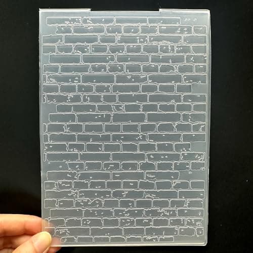 3D Plastic Embossing Folder Template Christmas Dotted Brick wall Texture 5x7 Inch for Card Making DIY Scrapbooking Paper Crafting Handmade Crafts Scrapbooking Arts Supplies Scrapbook Decor