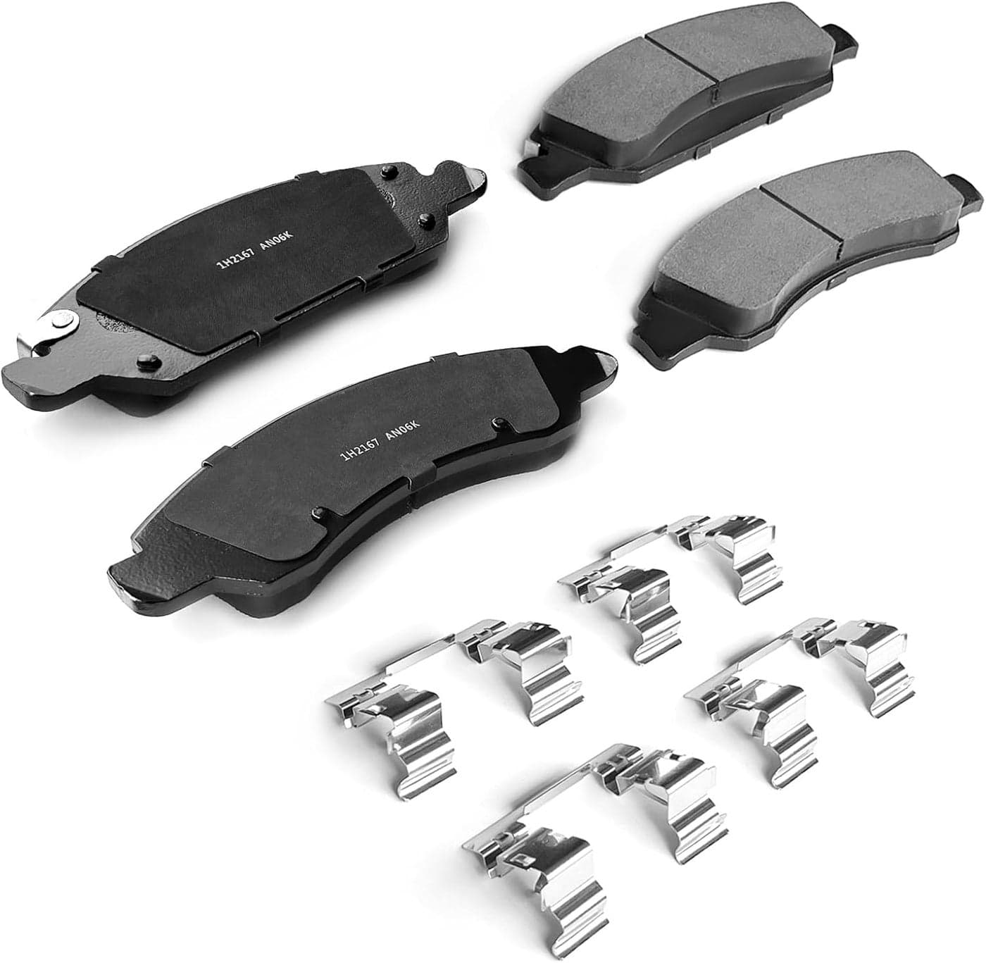 MILLISEC Front Brake Pads Set for 2008-2014 Cadillac Escalade, Chevy Suburban, GMC Sierra/Yukon - OEM Replacement 14D1367CH