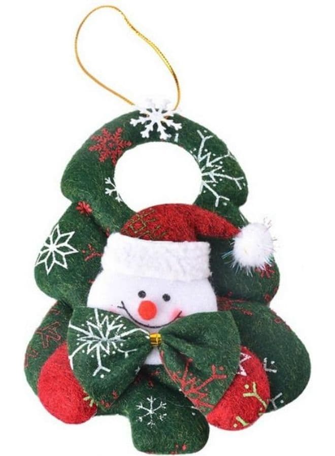 3-Piece Snowman Decorative Ornament Set Multicolour