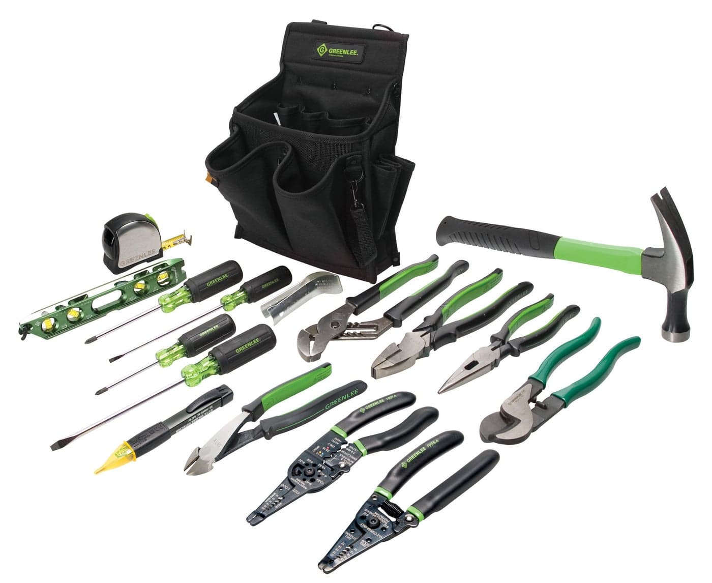 Greenlee 015912 Journeymans Tool Kit Standard