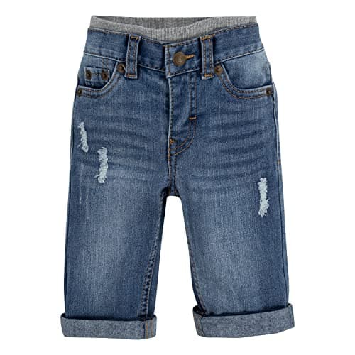 Levi's Baby Boys' Little Straight Fit Jeans, Vintage Sky, 6M