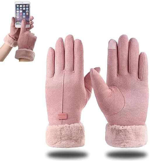Tomorrow Pink Winter Gloves for Women, Gloves for Cold Weather, Touchscreen Gloves for Women, Winter Gloves for Snow, Perfect for Winter Sports, and Cold Weather Protection. (PINK-13, STANDARD)