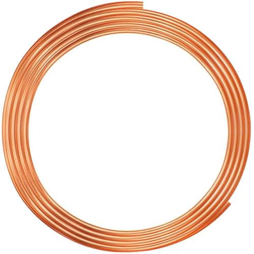 Yaocom Copper Tube 1/2" OD x 7/16" ID x 10 Ft Refrigeration Copper Tubing T2 Copper Tube Soft Coil Copper Tubing for Air Conditioners, DIY Projects, Refrigerators, Industry