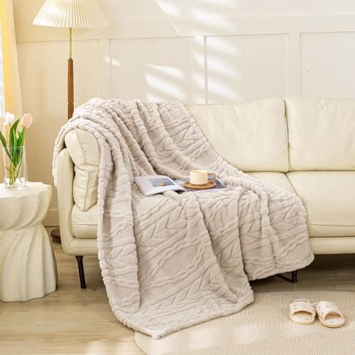 YUSOKI Sherpa Throw BlanketWithout Pillows3D Stylish Design Super Soft Cozy Blanket Thick Plush Fluffy Blankets for Teen Girls Women Couch Bed Sofa Chair Men Boys GiftLinen50x65