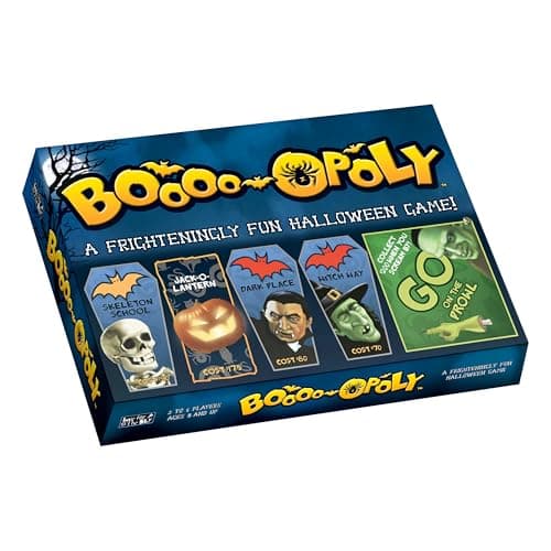 Late for the Sky Booooopoly Spooky Family Board Game Halloween Party Fun for Kids Adults Ages 8 26 Players GhostThemed Property Trading Game