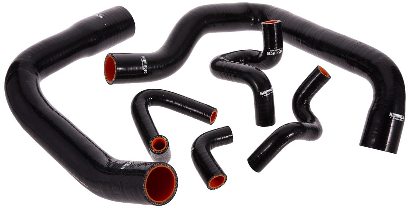 Mishimoto MMHOSE-MUS-86BK Silicone Radiator Hose Kit Fits Ford Mustang GT Cobra 1986-1993 Black