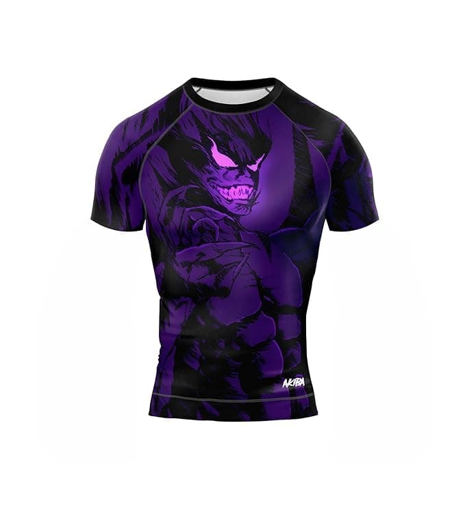 AKIBA Half Sleeve Compression Skins for MMA, BJJ, Gym, Running, Cycling (Purple) (in, Numeric, 36, Purple)