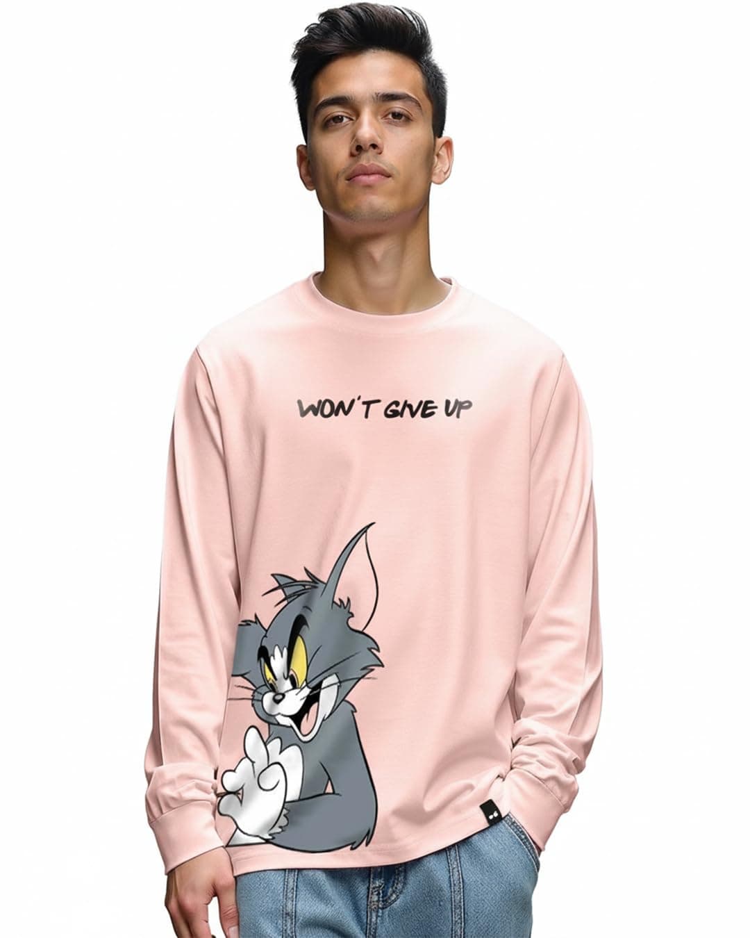 Bewakoof Men T-Shirt 1194063 Pink M