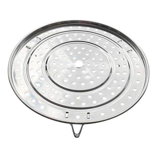 Steamer Rack, 11.81" / 30cm 304 Stainless Steel Removable Legs Multifunction Steaming Stand Holder Rack for Steamer Pot Pans